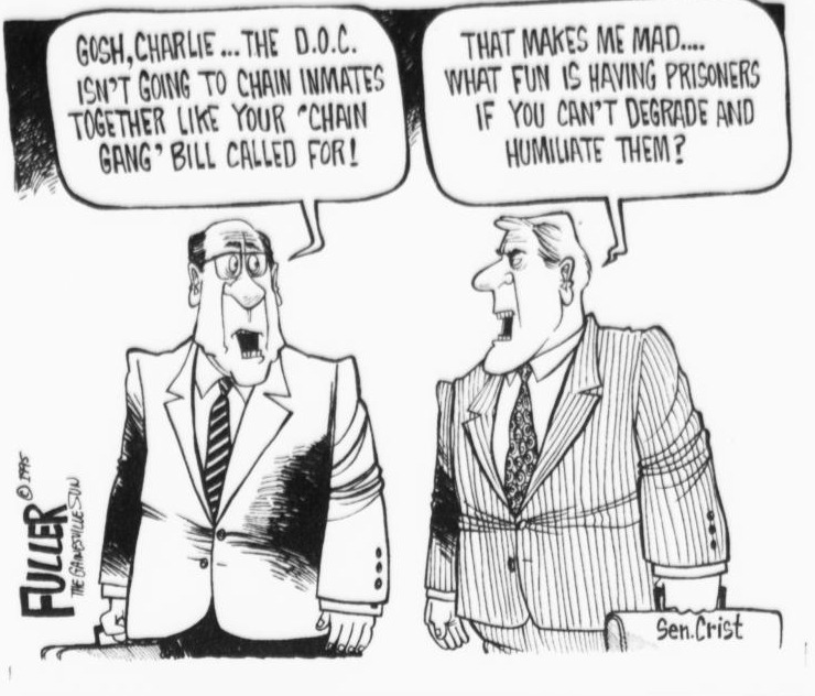 chaingangopedcartoon Charlie Crist denied